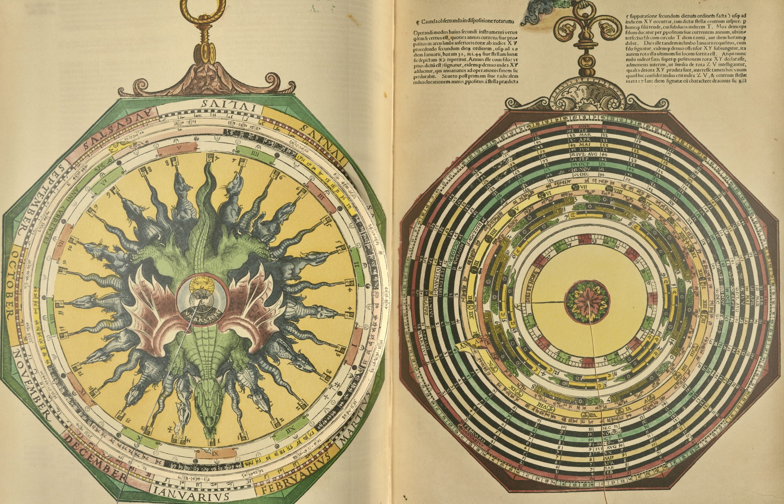 Dragon plate of Astronomicum Caesareum