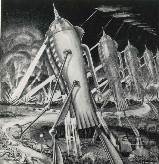 Alien Spaceship Illustration