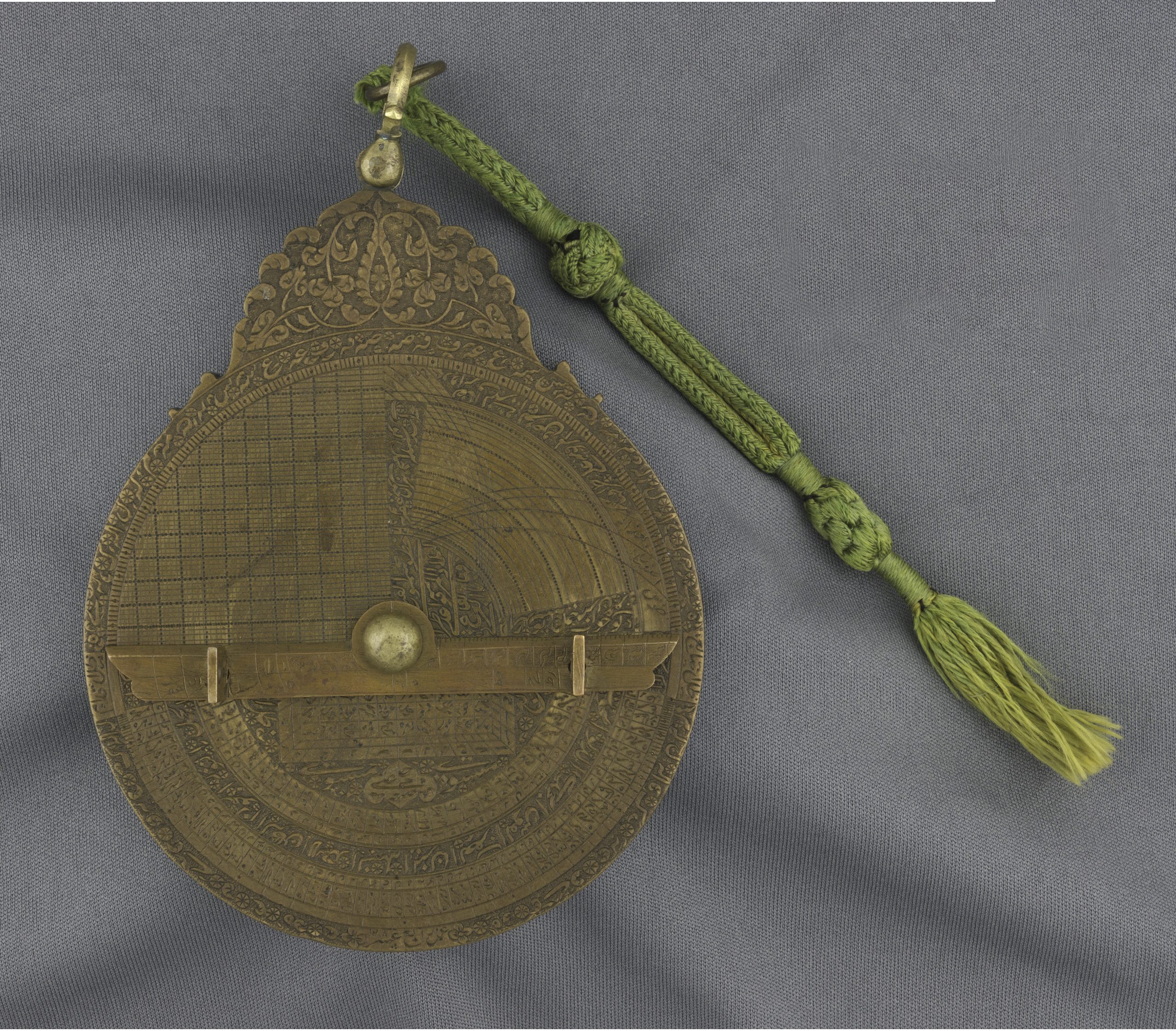 Astrolabe, Persian, 16th c., back.